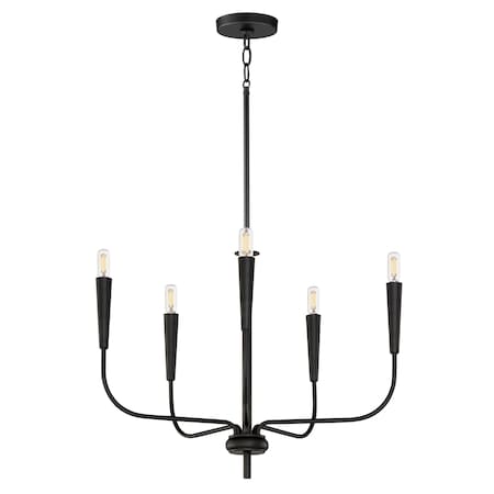 Maxim Lighting Vela 5-Light Chandelier 24815BK